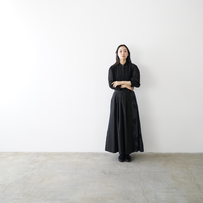 Mochi モチ geometric long skirtジャガードロングスカート