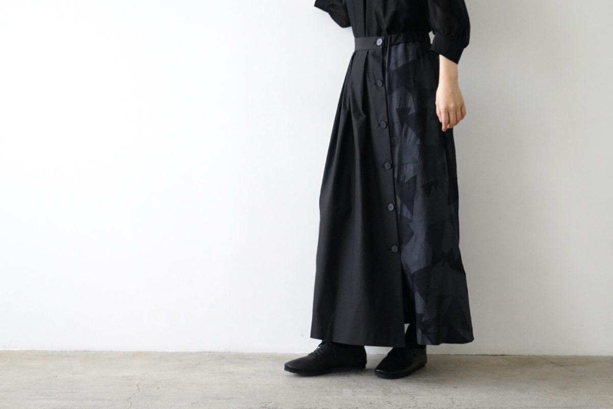Mochi モチ geometric long skirtジャガードロングスカート