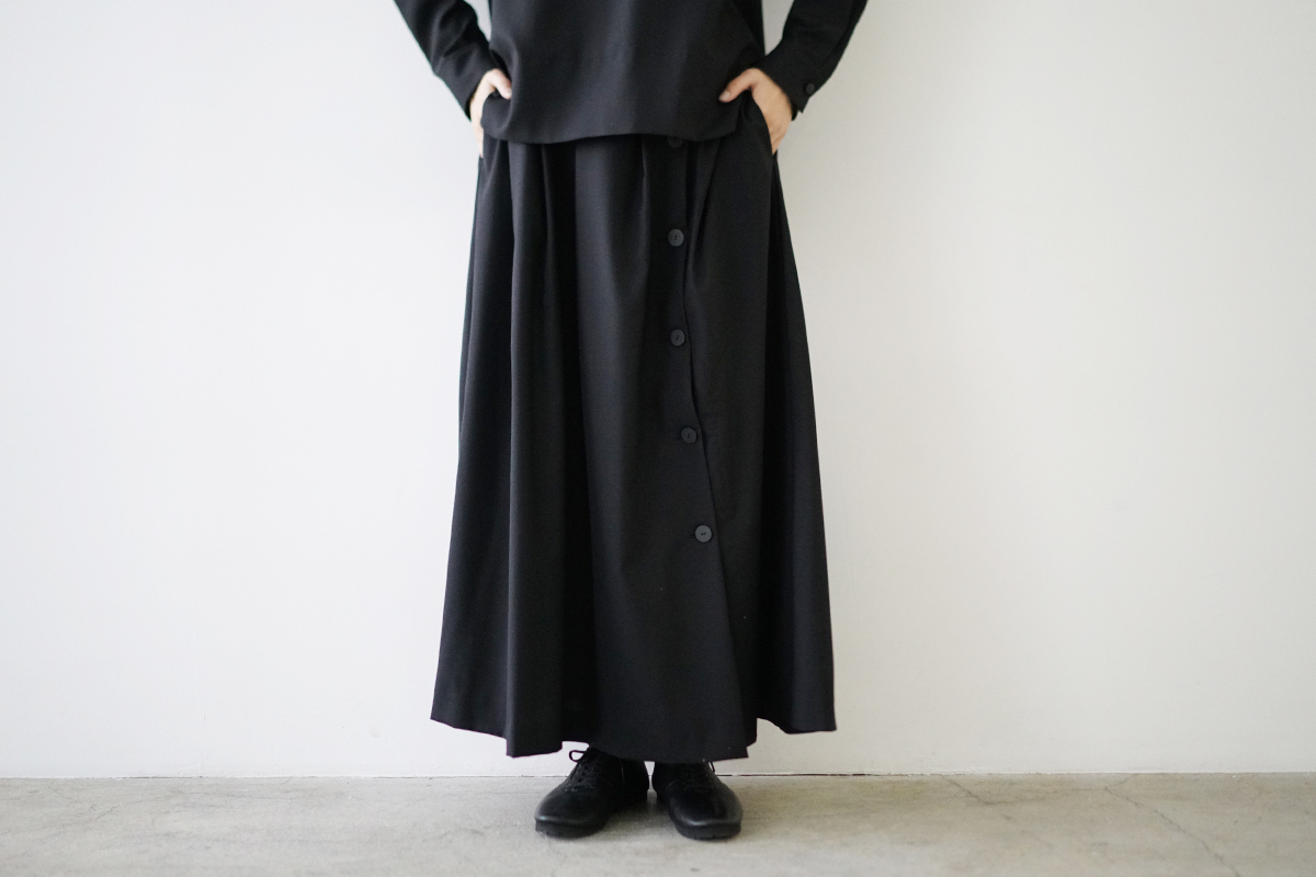 Mochi モチ panel long skirt パネルロングスカート