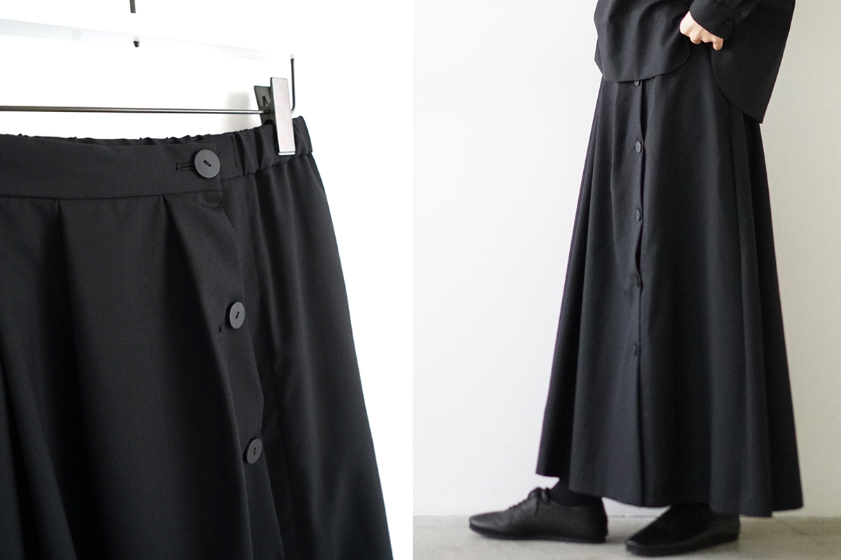 Mochi モチ panel long skirt パネルロングスカート