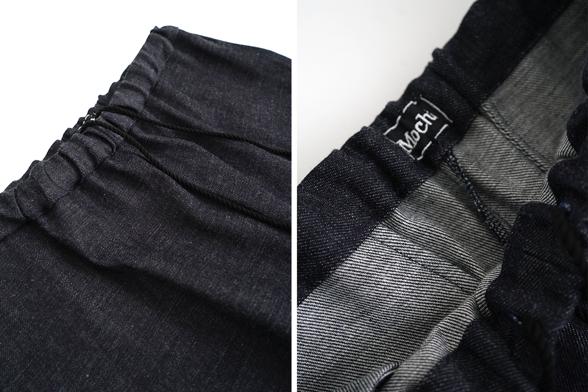 Mochi モチ denim tapered easy pants デニムテーパードパンツ 