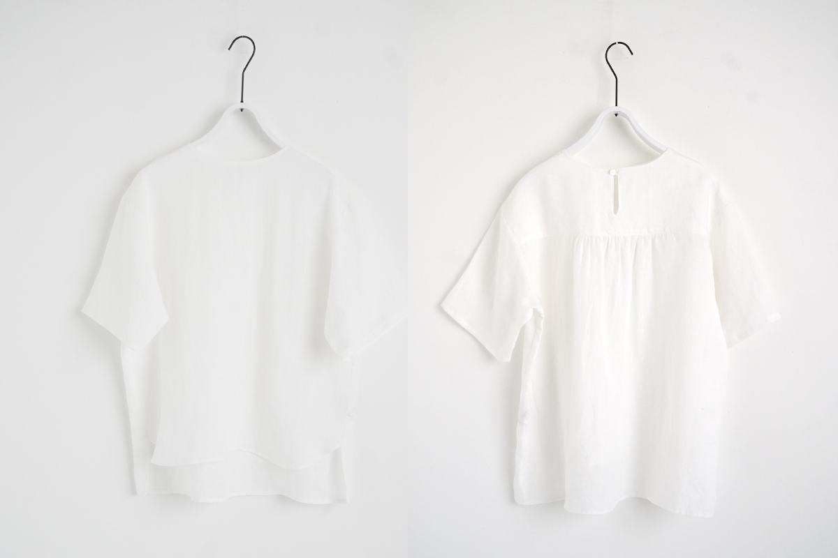 Mochi モチ pullover blouse [off white]プルオーバーブラウス