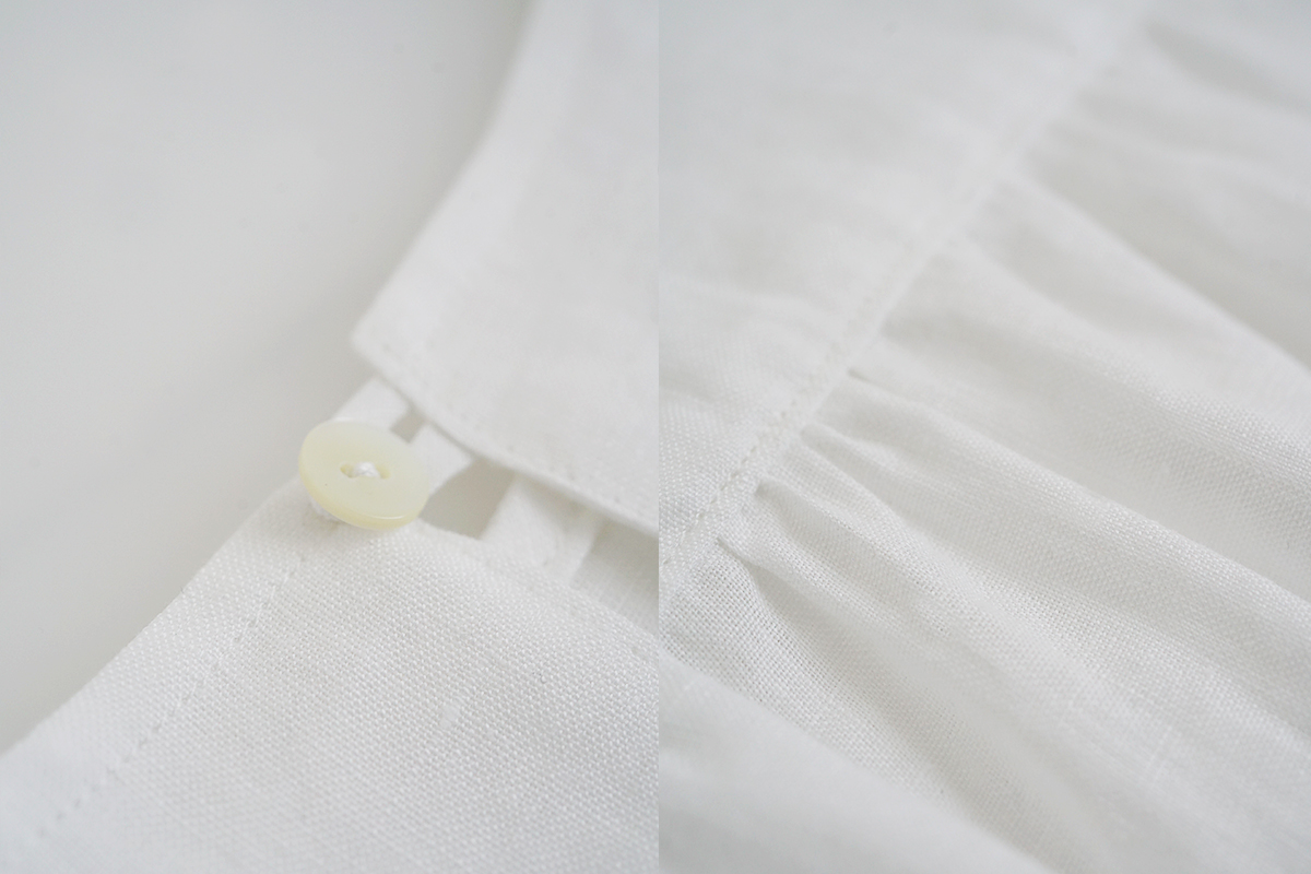 Mochi モチ pullover blouse [off white]プルオーバーブラウス