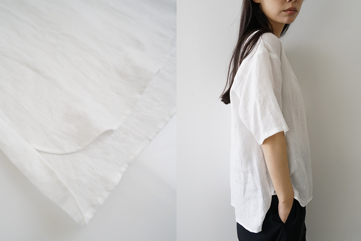 Mochi モチ pullover blouse [off white]プルオーバーブラウス