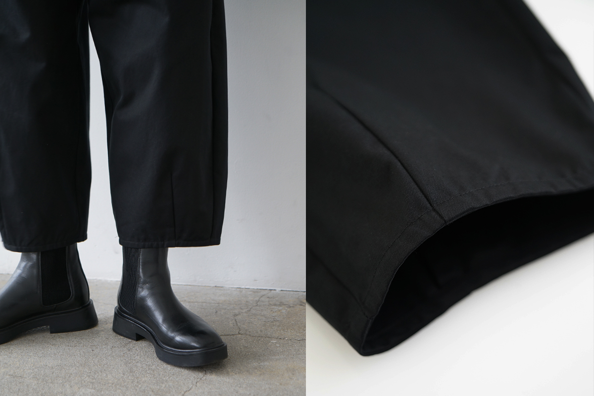 Mochi モチ suspenders cropped pants [black] サスペンダークロップドパンツ