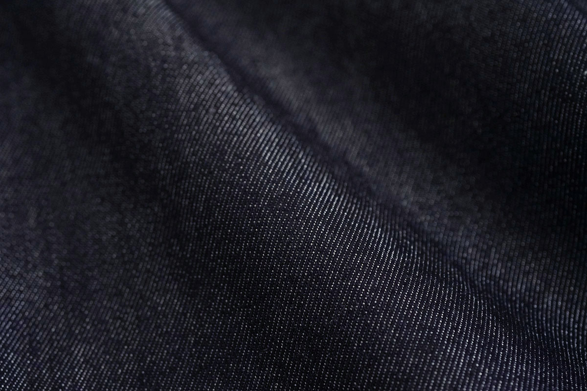 Mochi モチ silk denim jumper skirt ジャンパースカート