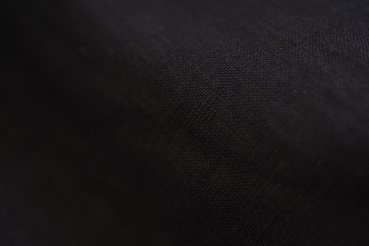 Mochi モチ tuck dress [black] フレンチリネンタックドレス