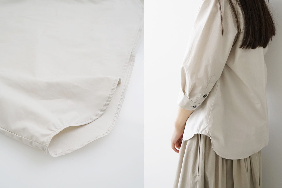 Mochi モチ mock neck blouse [sand beige] モックネックブラウス