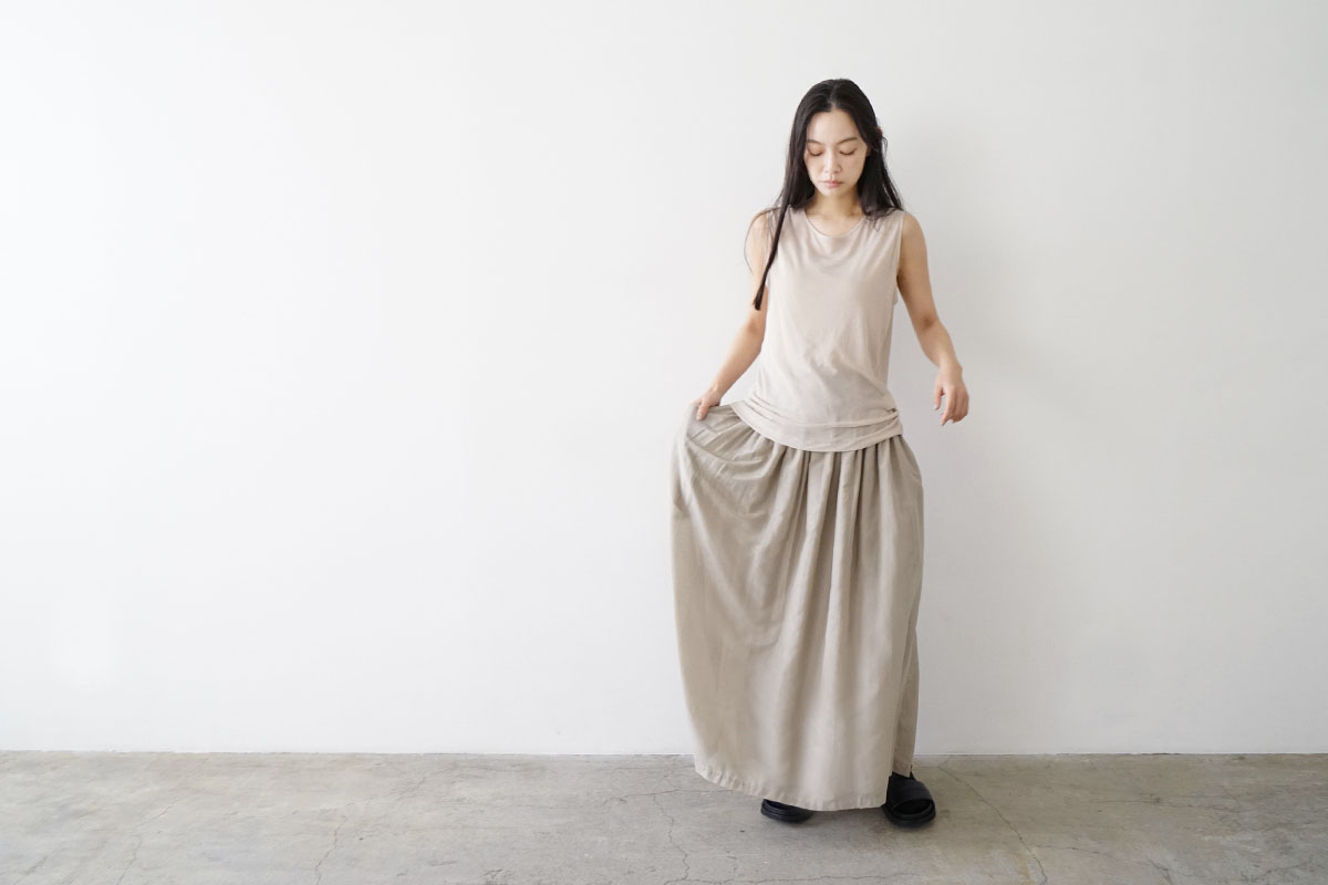 Mochi モチ tank top [sand] タンクトップ