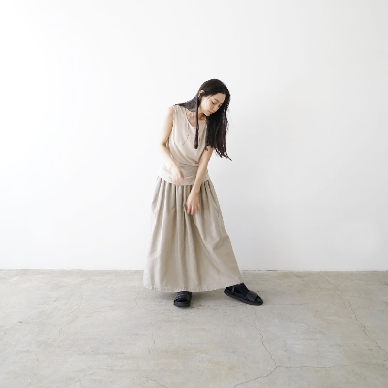 Mochi モチ tank top [sand] タンクトップ