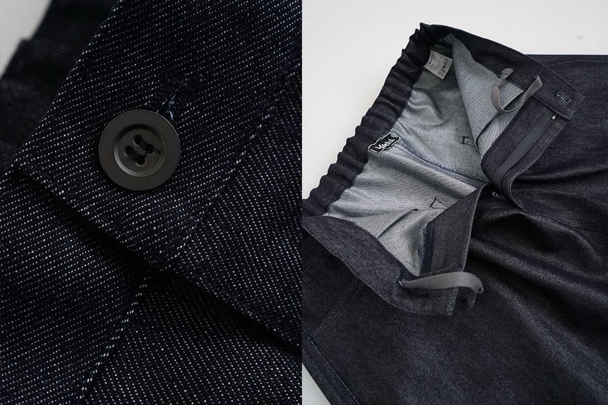 Mochi モチ silk cotton denim culottes patns デニムキュロットパンツ
