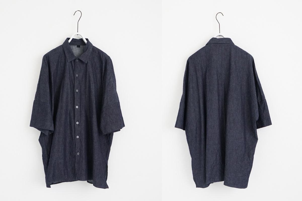 VU ヴウ denim dolman shirt  [DEEP BLUE］デニムドルマンシャツ vu-sht-006