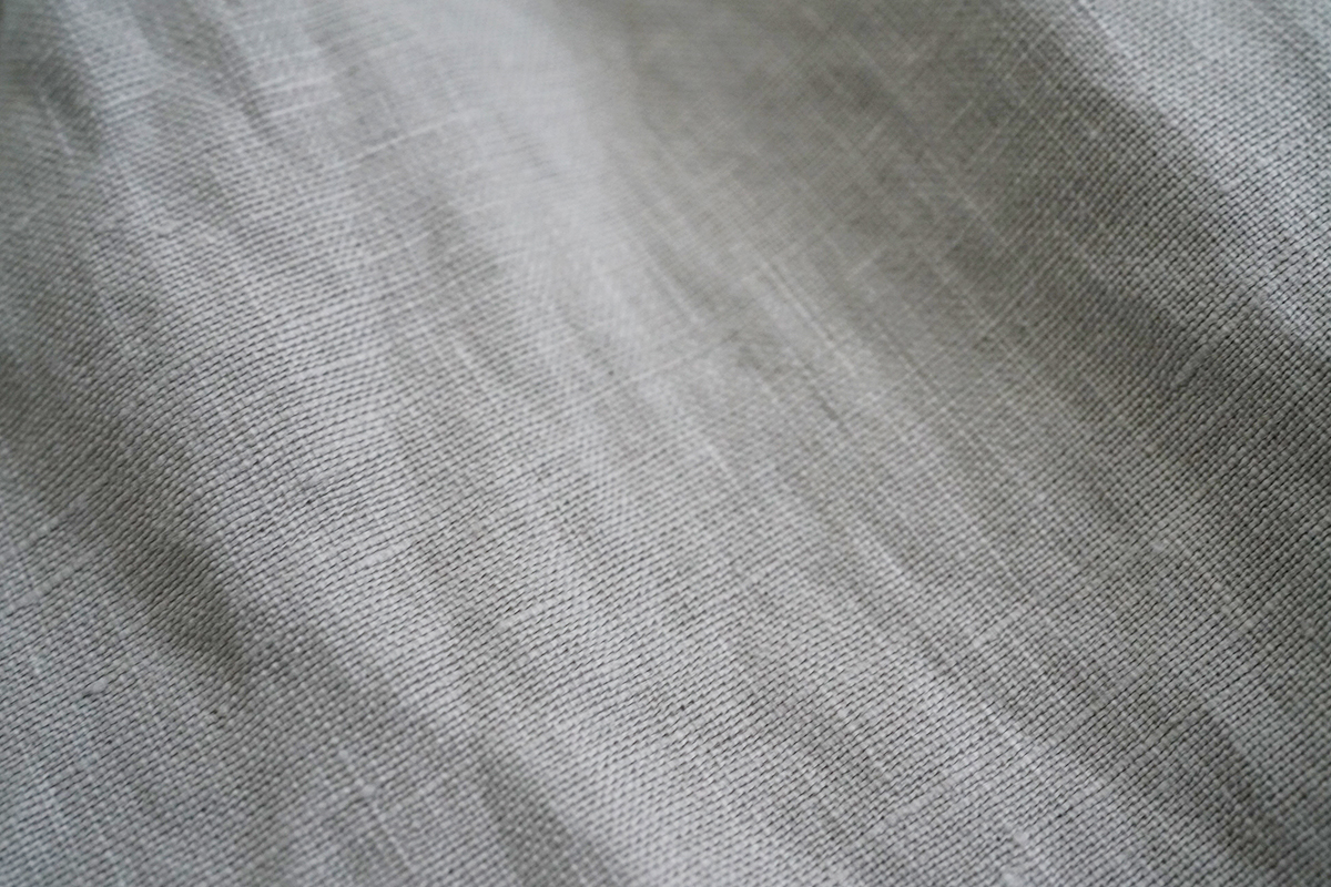 VU ヴウ wide short pants   [STONE GRAY]  リネンワイドショートパンツ vu-pts-01