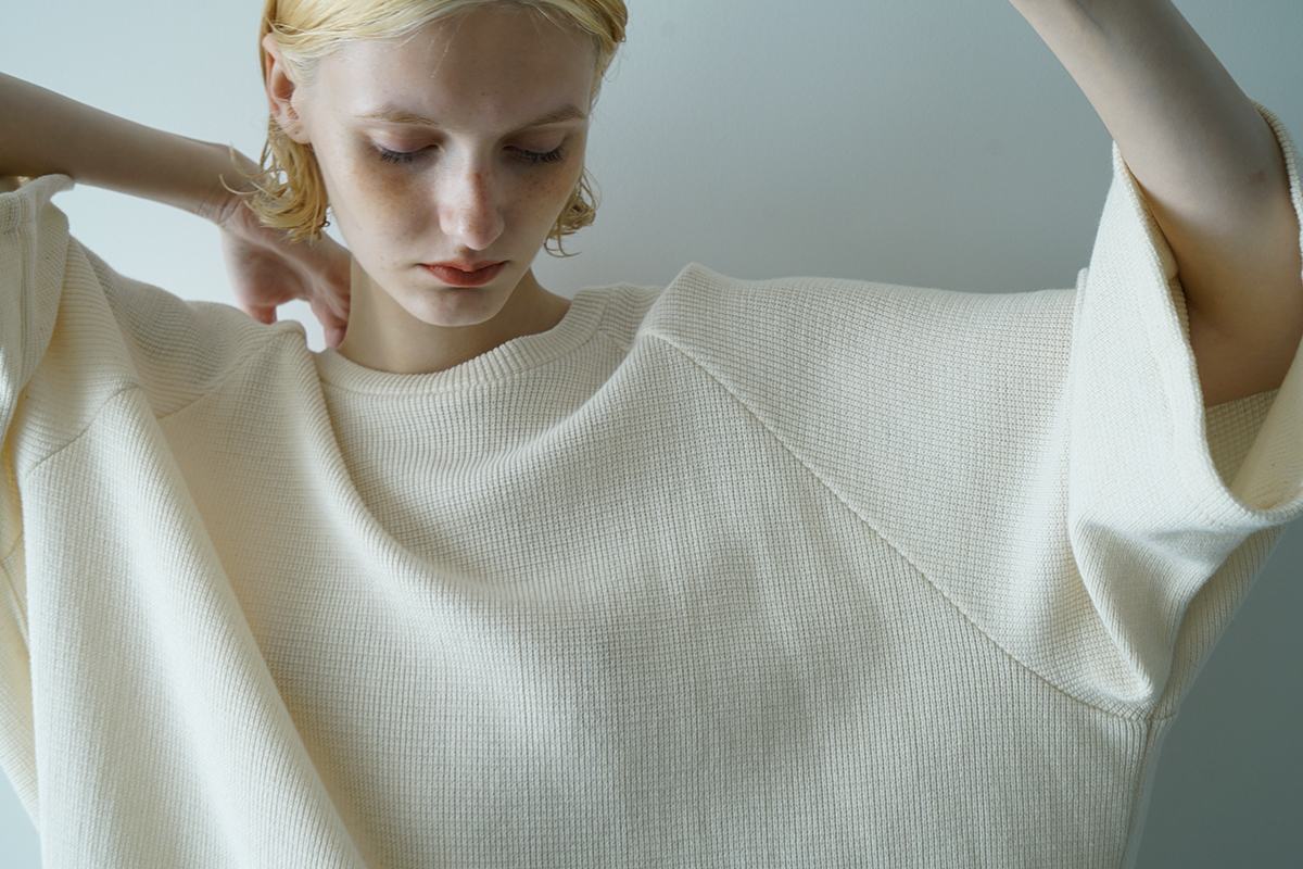VU ヴウ ballon t-shirt  [CREAM］vu-cut-003 バルーンTシャツ