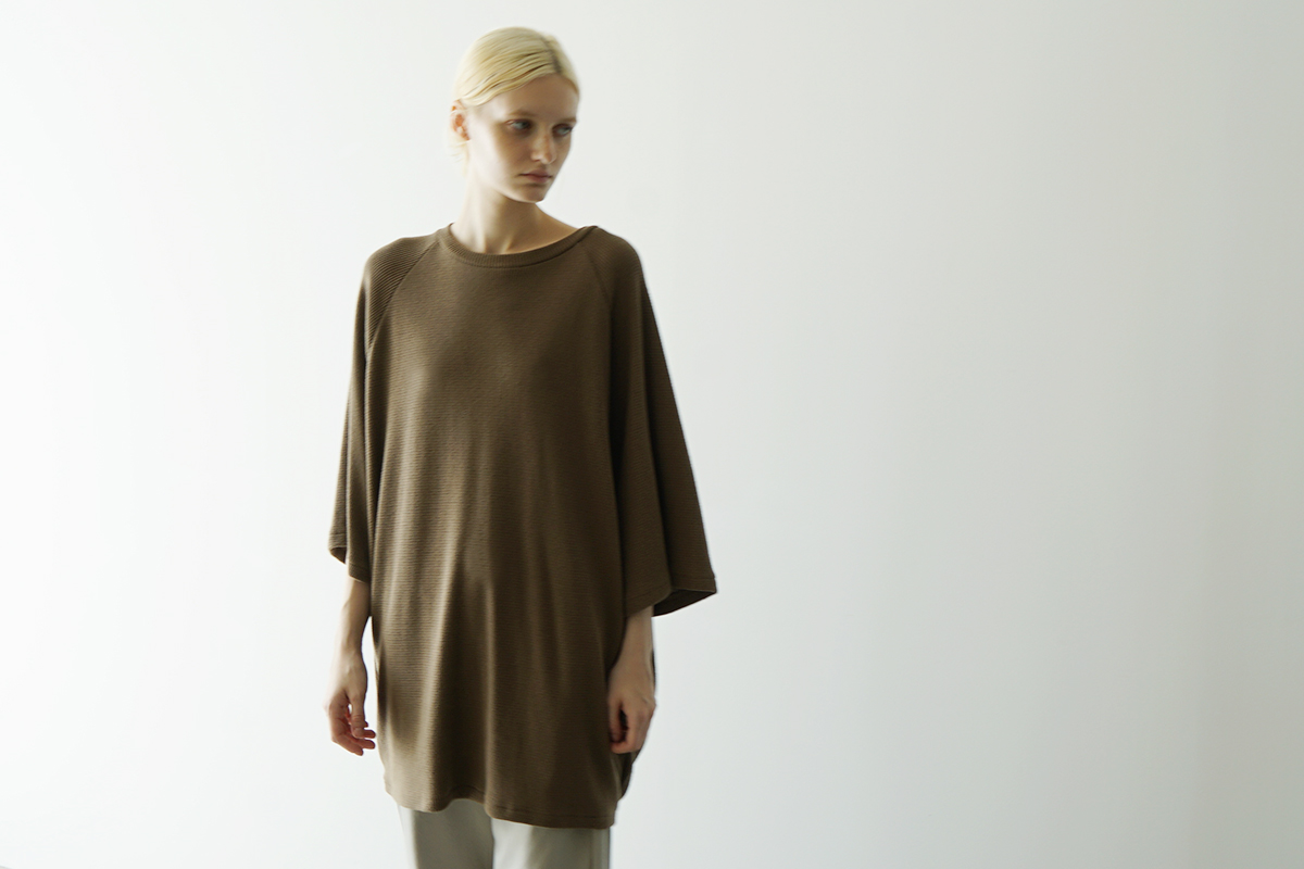 VU ヴウ ballon t-shirt  [KHAKI］vu-cut-003 バルーンTシャツ