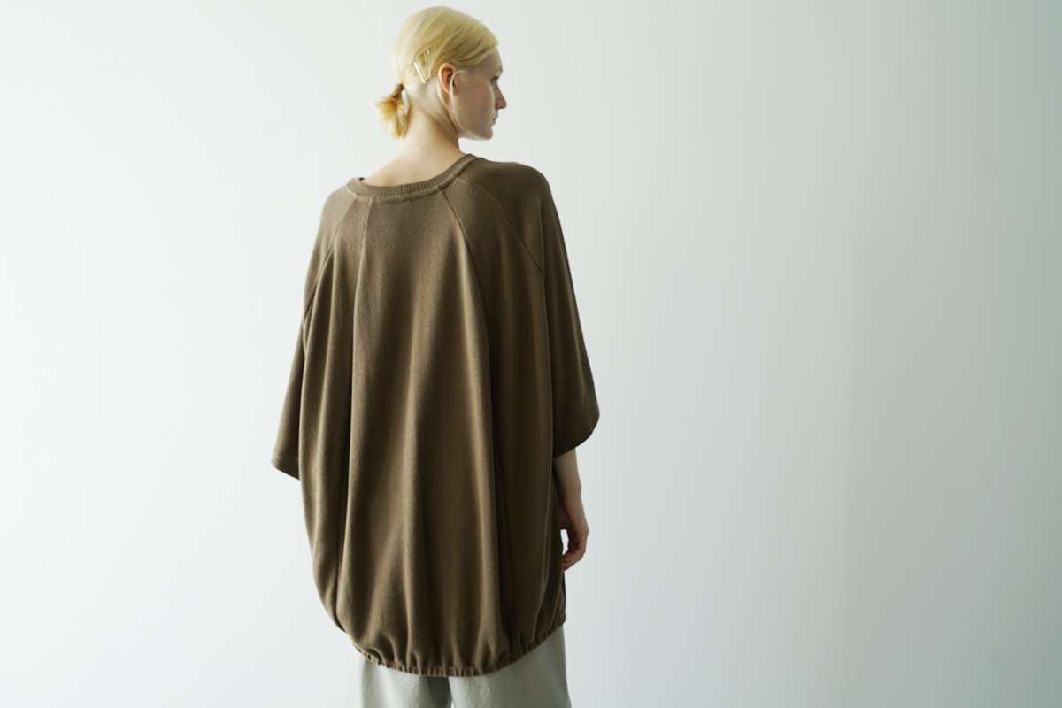 VU ヴウ ballon t-shirt  [KHAKI］vu-cut-003 バルーンTシャツ