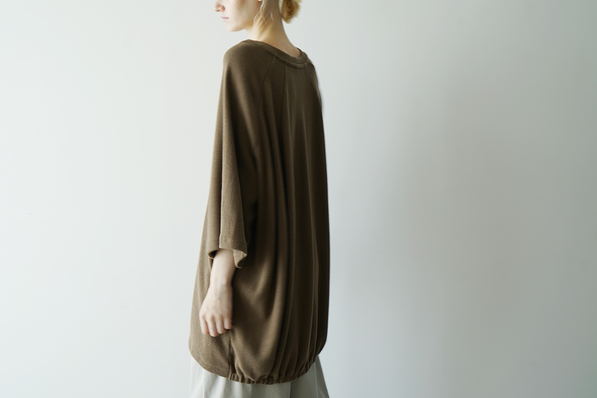 VU ヴウ ballon t-shirt  [KHAKI］vu-cut-003 バルーンTシャツ