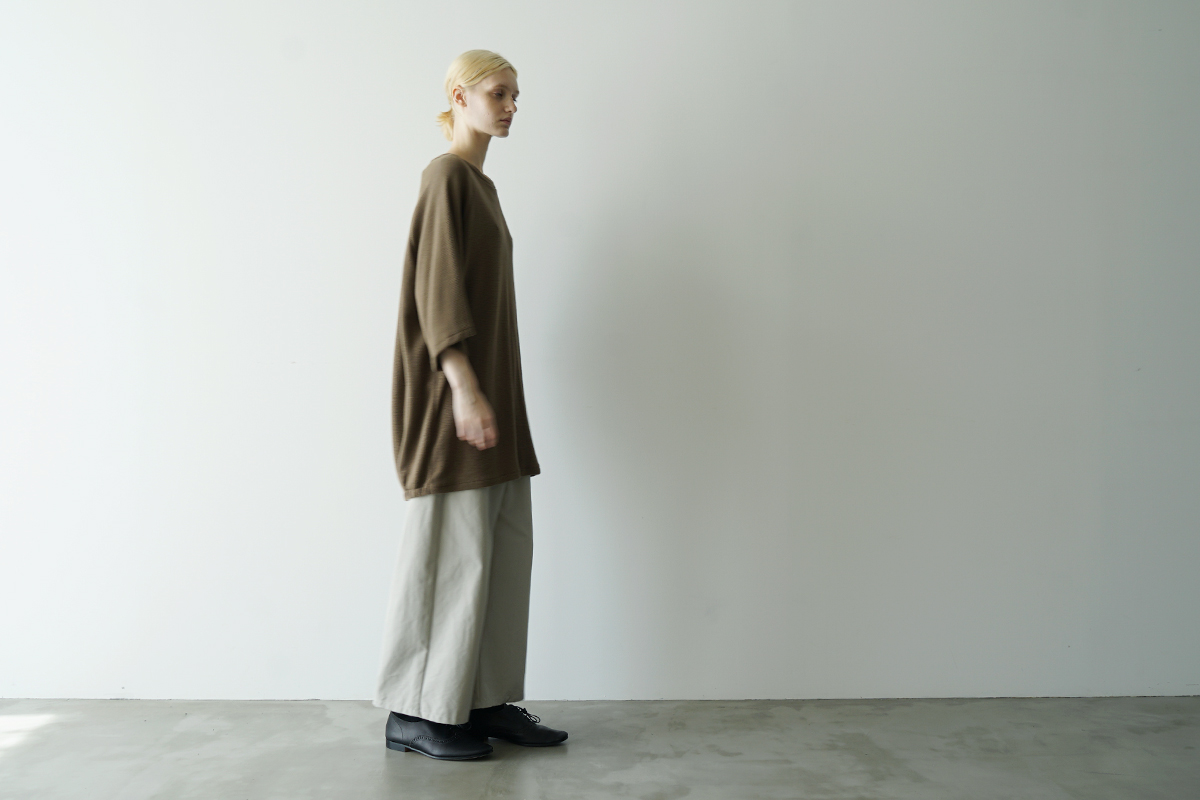 VU ヴウ ballon t-shirt  [KHAKI］vu-cut-003 バルーンTシャツ