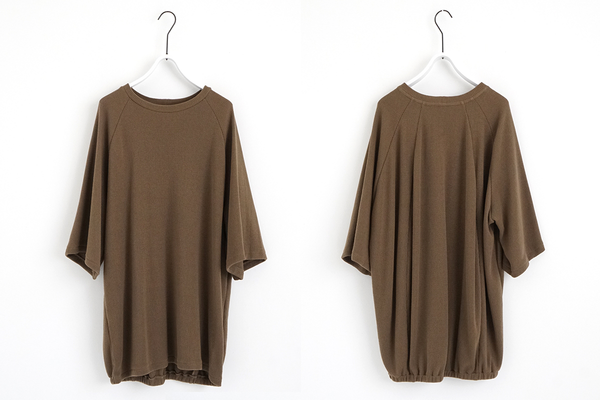 VU ヴウ ballon t-shirt  [KHAKI］vu-cut-003 バルーンTシャツ