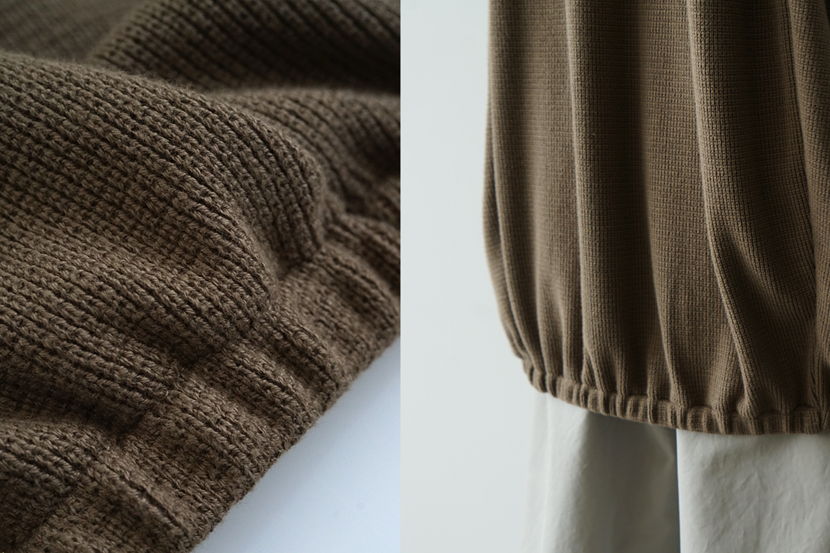 VU ヴウ ballon t-shirt  [KHAKI］vu-cut-003 バルーンTシャツ