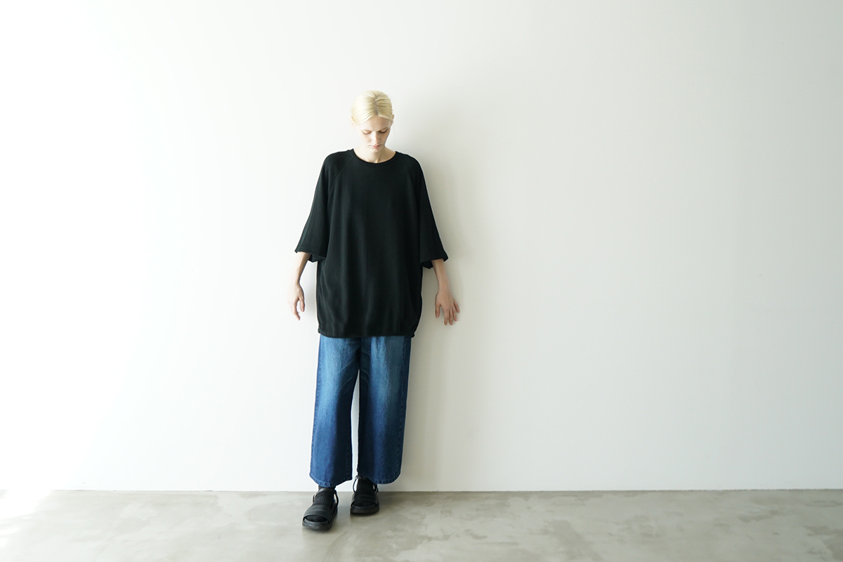 VU ヴウ ballon t-shirt  [BLACK］vu-cut-003 バルーンTシャツ