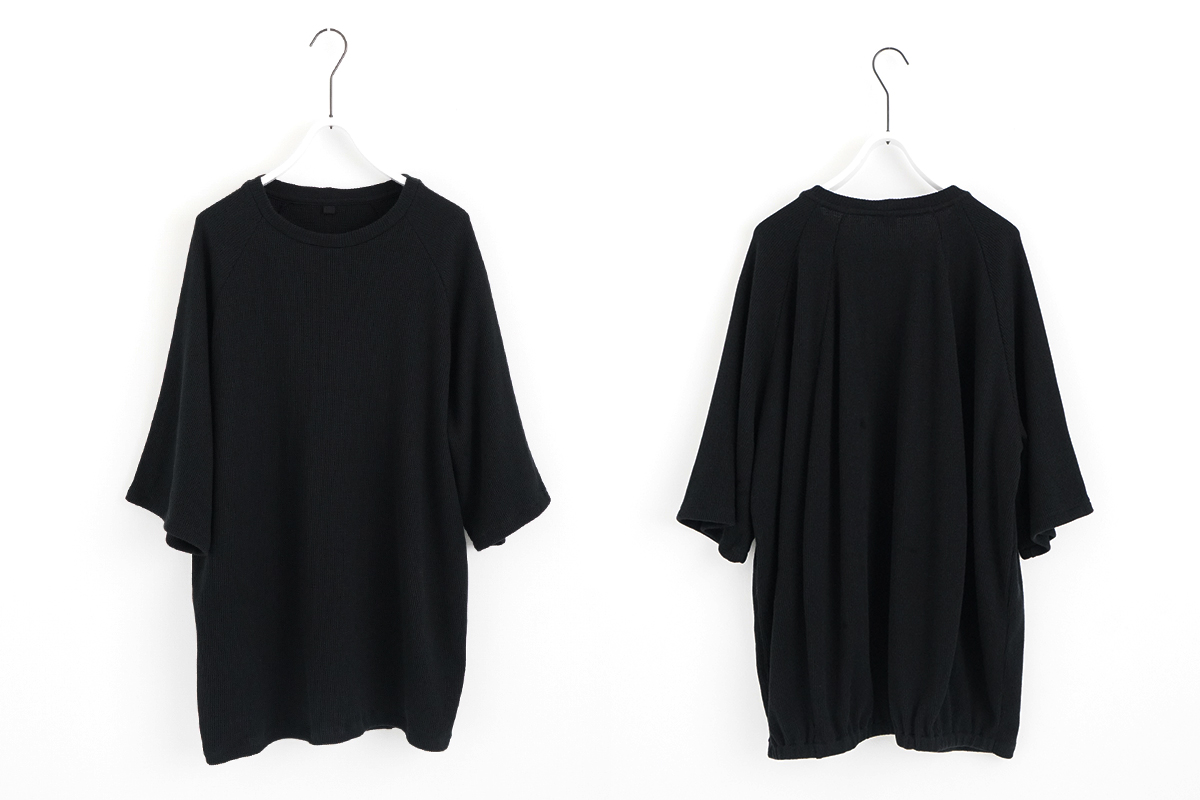 VU ヴウ ballon t-shirt  [BLACK］vu-cut-003 バルーンTシャツ