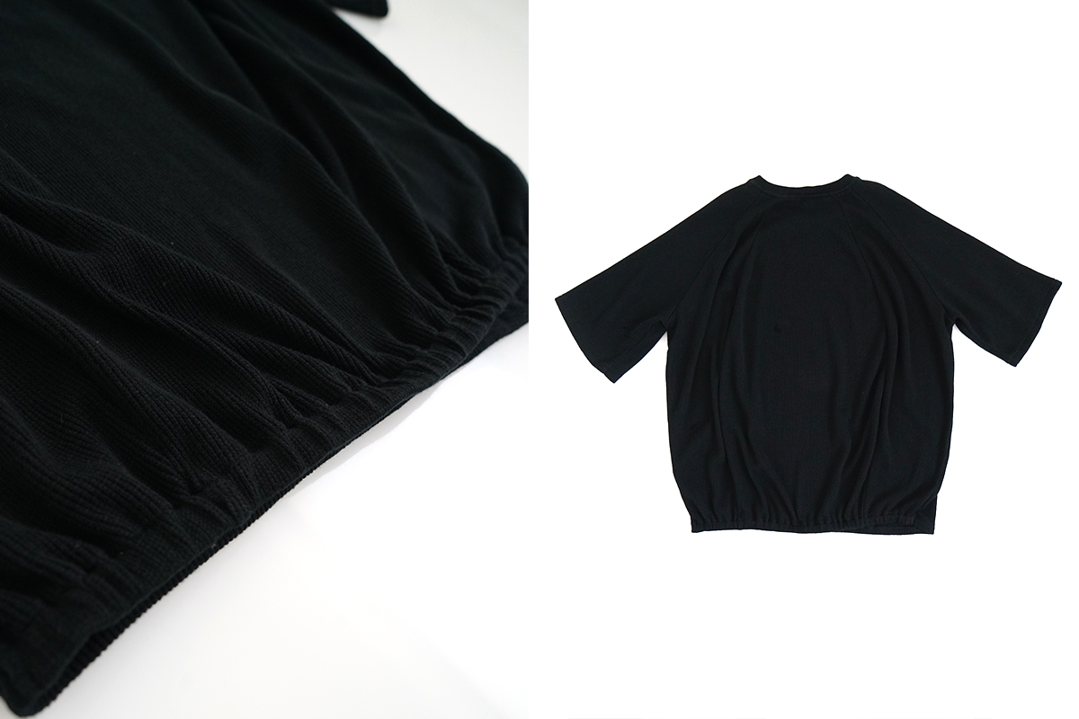 VU ヴウ ballon t-shirt  [BLACK］vu-cut-003 バルーンTシャツ