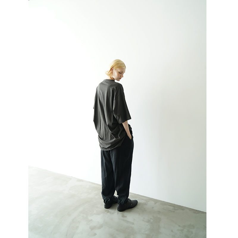 VU ヴウ stand color t-shirt  [GRAPHITE］バルーンTシャツ vu-cut-005