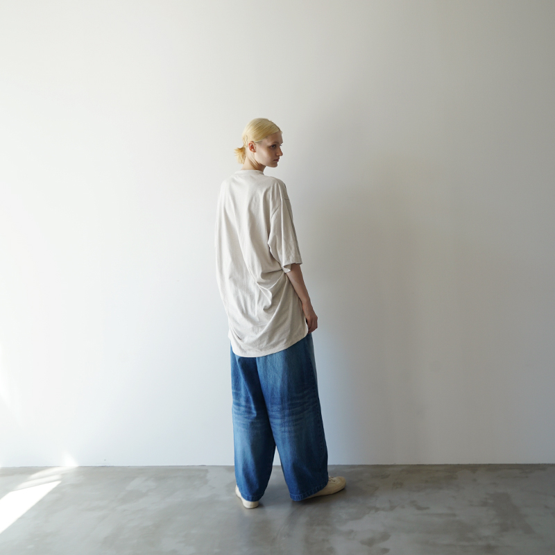 VU ヴウ stand color t-shirt [CHALK］バルーンTシャツ vu-cut-005