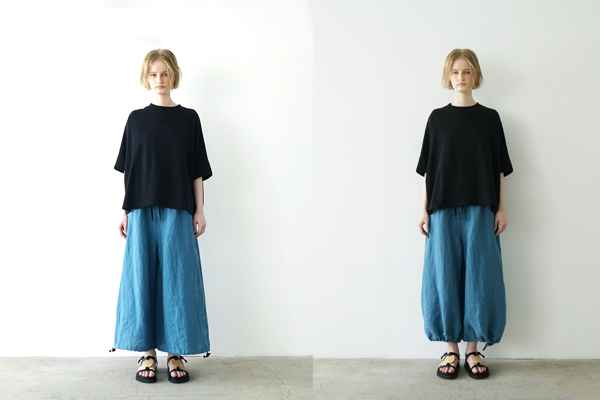 Mochi モチ jogger wide pants ジョガーワイドパンツ