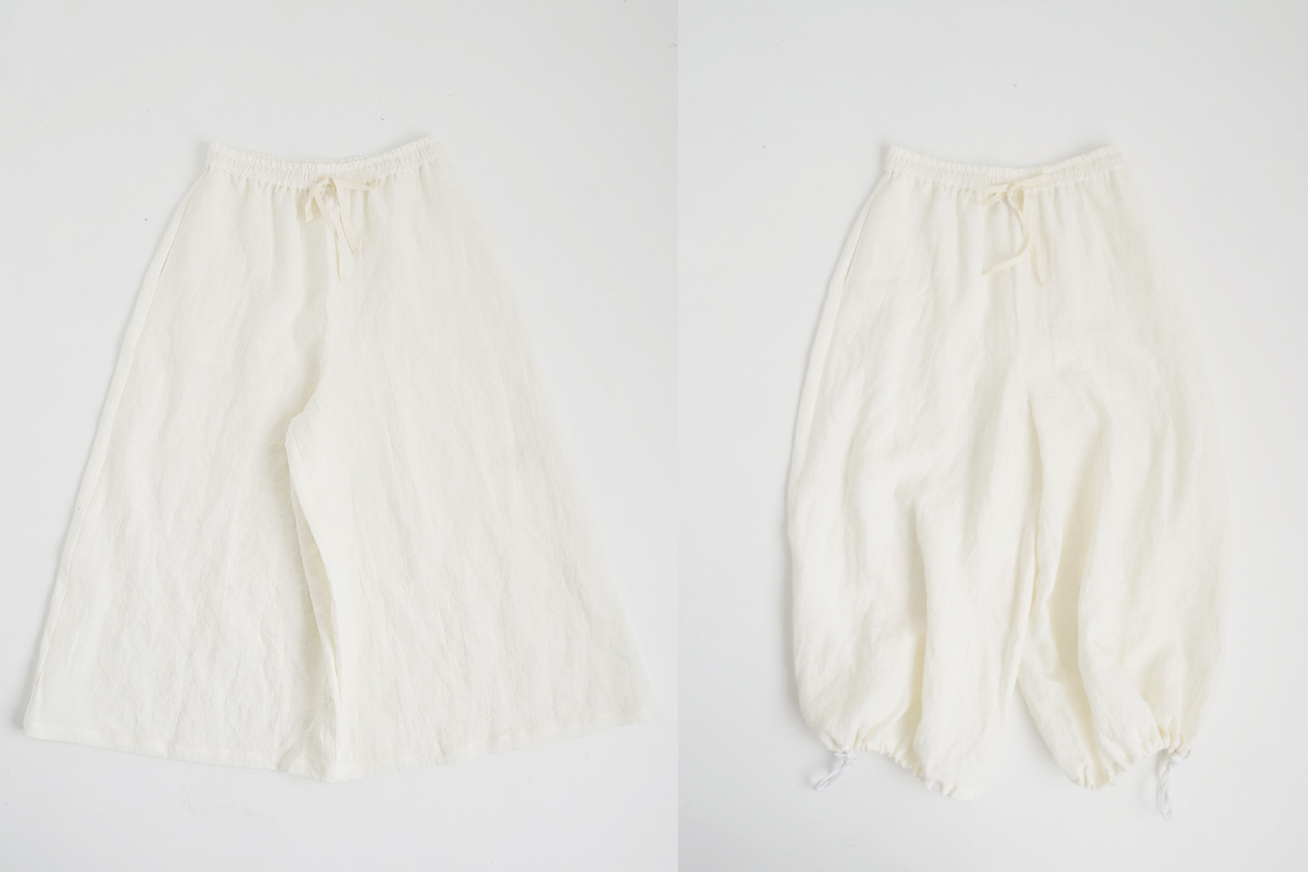 Mochi モチ jogger wide pants ジョガーワイドパンツ