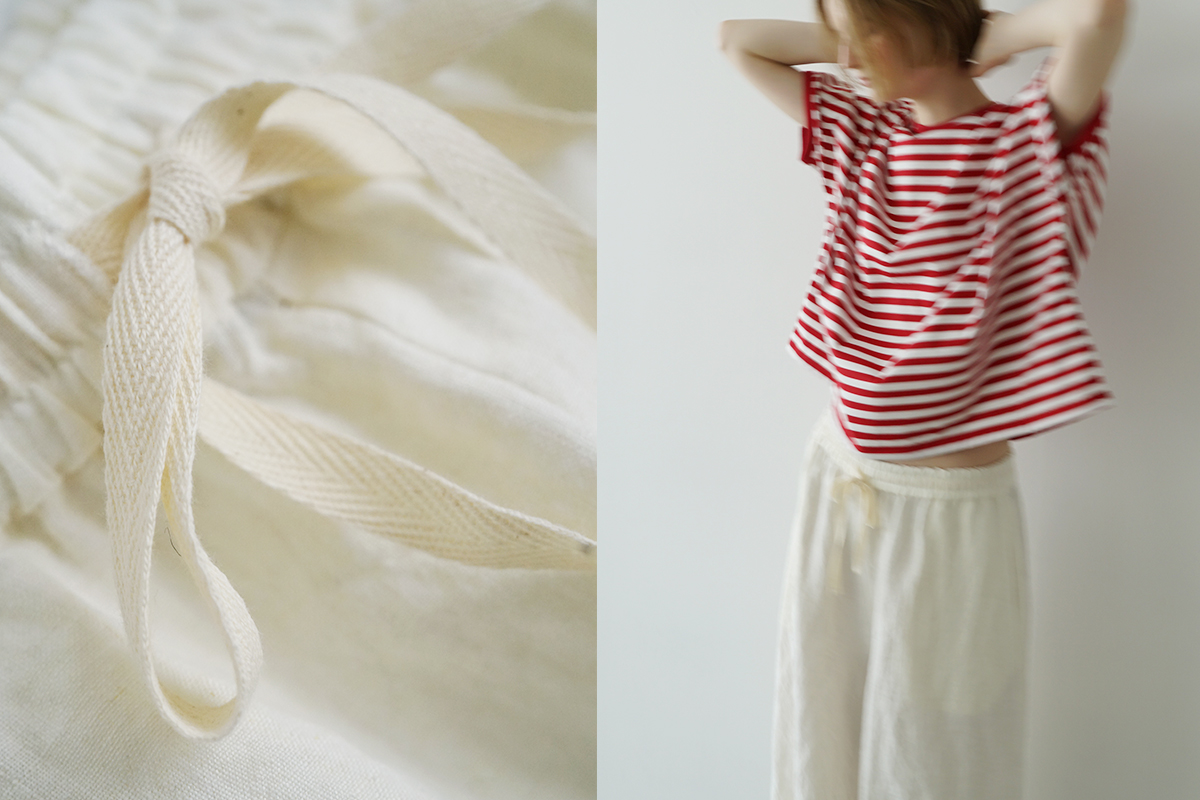 Mochi モチ jogger wide pants ジョガーワイドパンツ