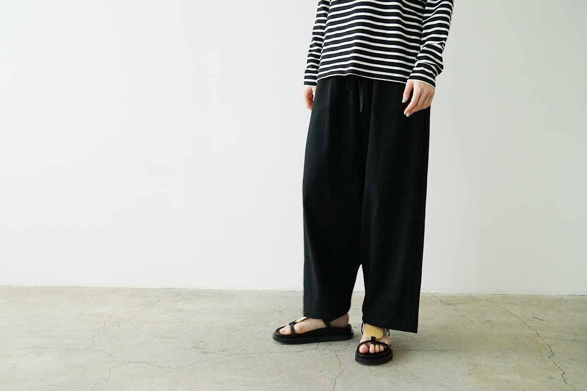 Mochi モチ cotton silk sarrouel pants コットンシルクサルエルパンツ