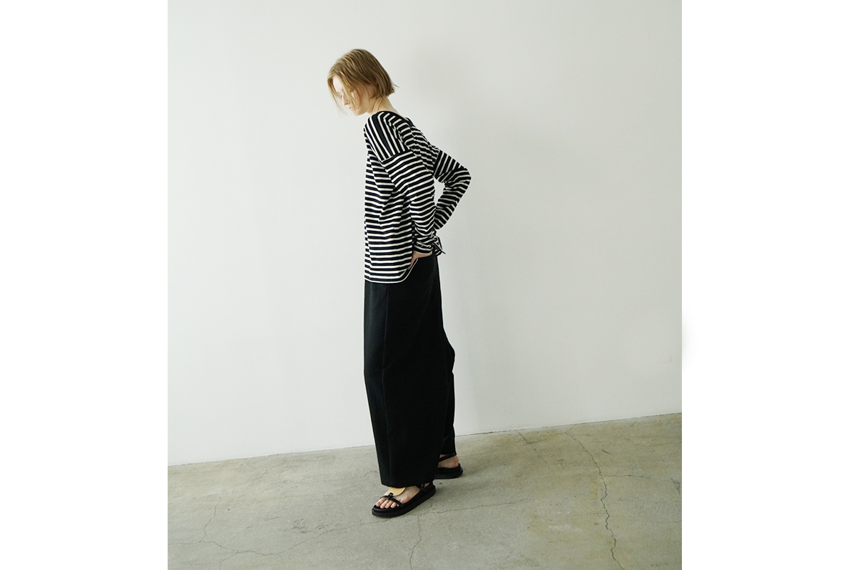 Mochi モチ cotton silk sarrouel pants コットンシルクサルエルパンツ