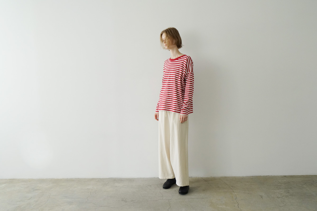 Mochi モチ cotton silk sarrouel pants コットンシルクサルエルパンツ