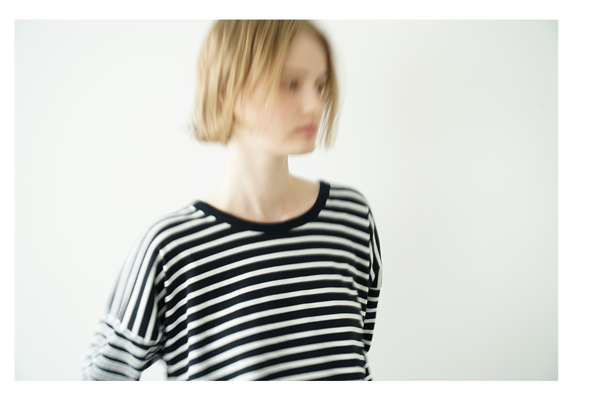 Mochi モチ border long t cardigan ボーダーロングティカーディガン