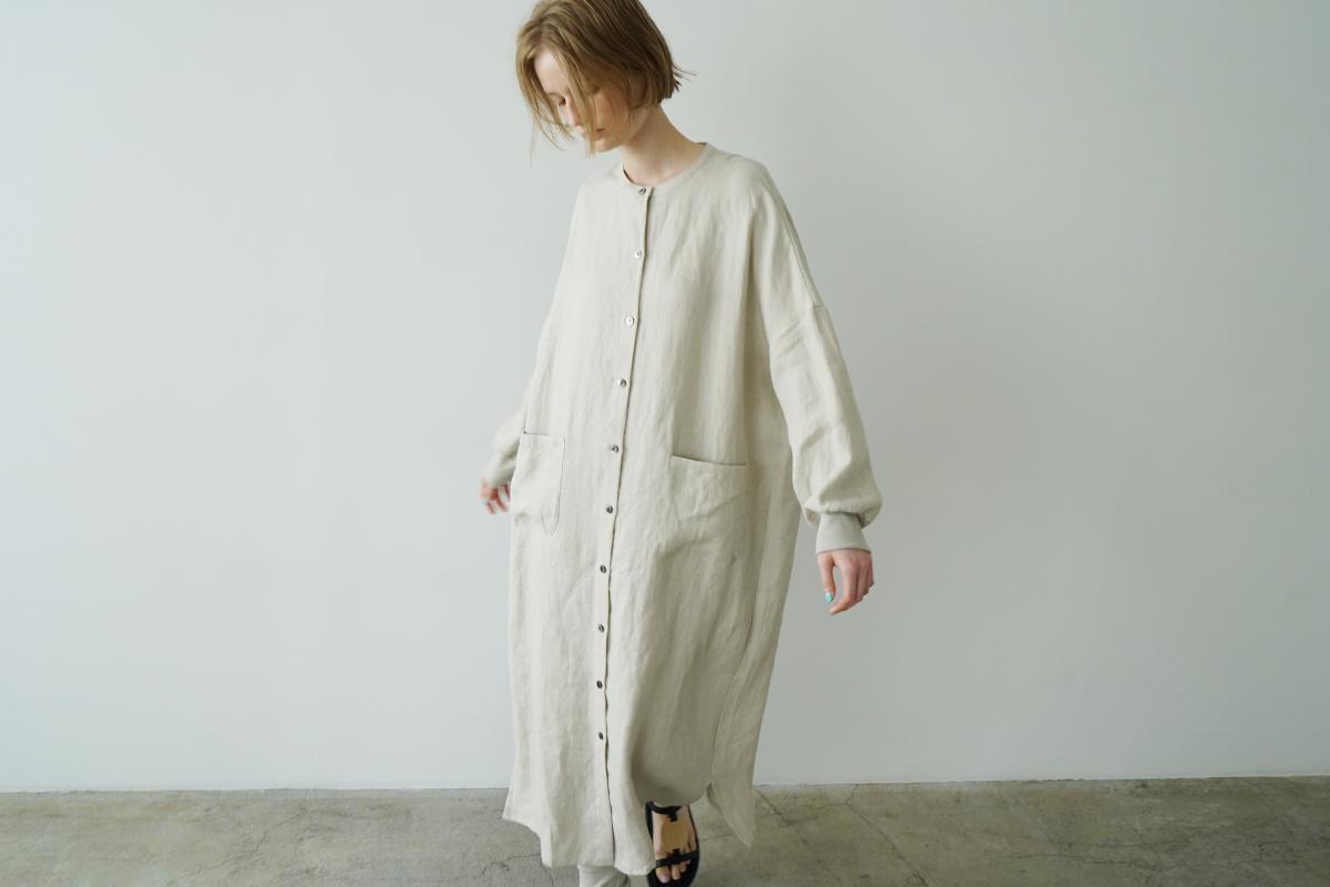 Mochi モチ shirt one-piece シャツワンピース