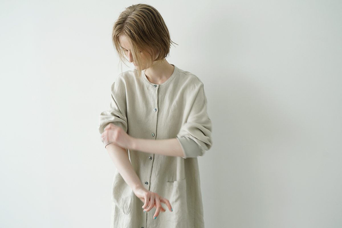 Mochi モチ shirt one-piece シャツワンピース