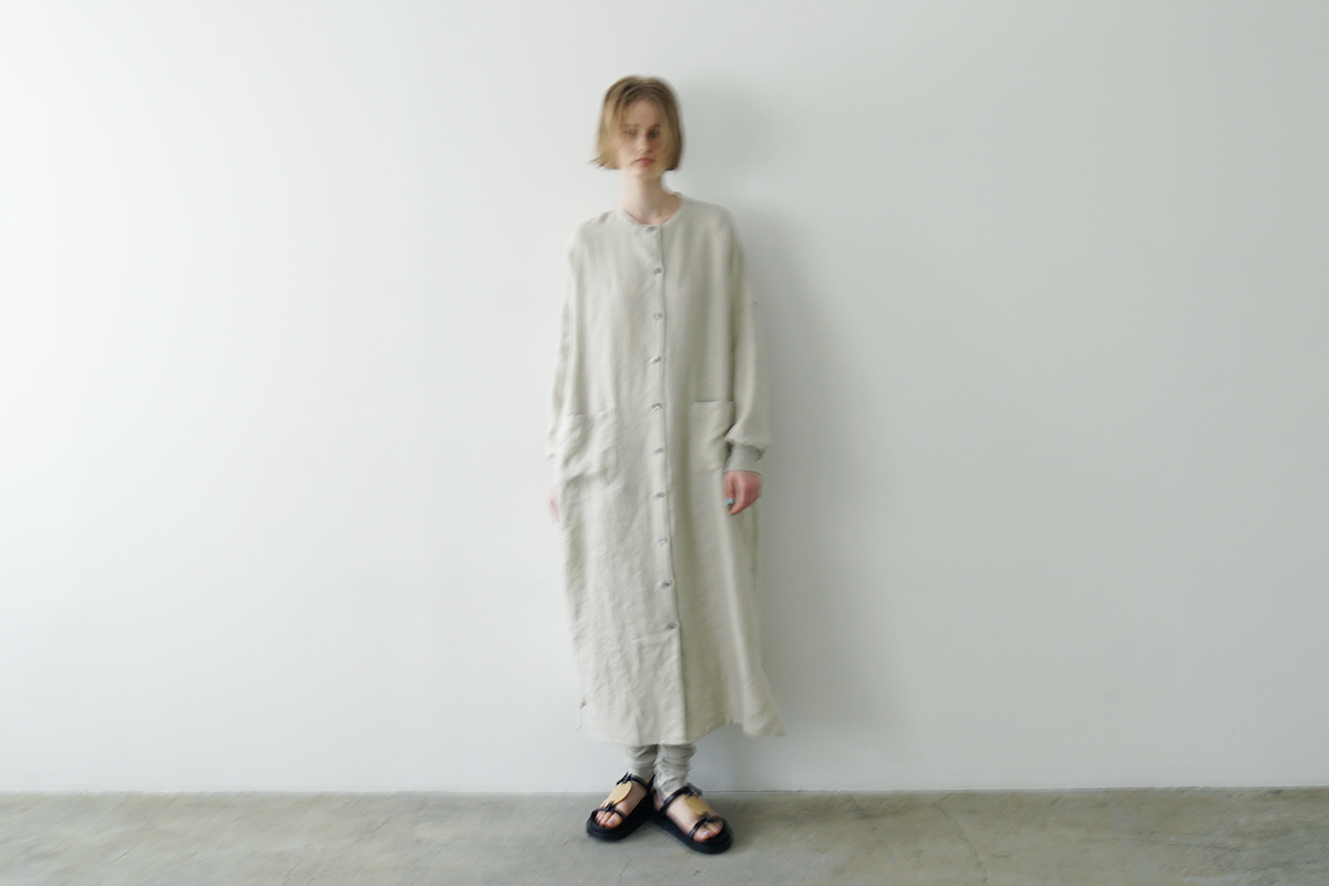 Mochi モチ shirt one-piece シャツワンピース