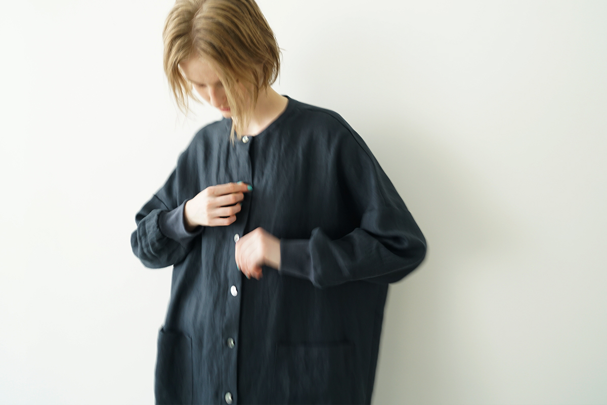 Mochi モチ shirt one-piece シャツワンピース