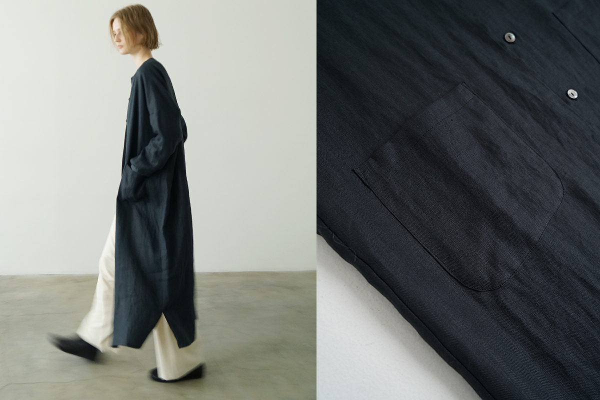 Mochi モチ shirt one-piece シャツワンピース