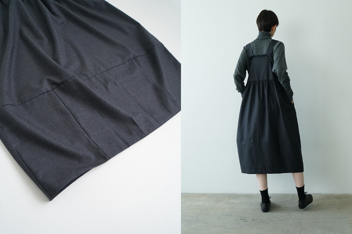 Mochi モチ panel long skirt パネルロングスカート