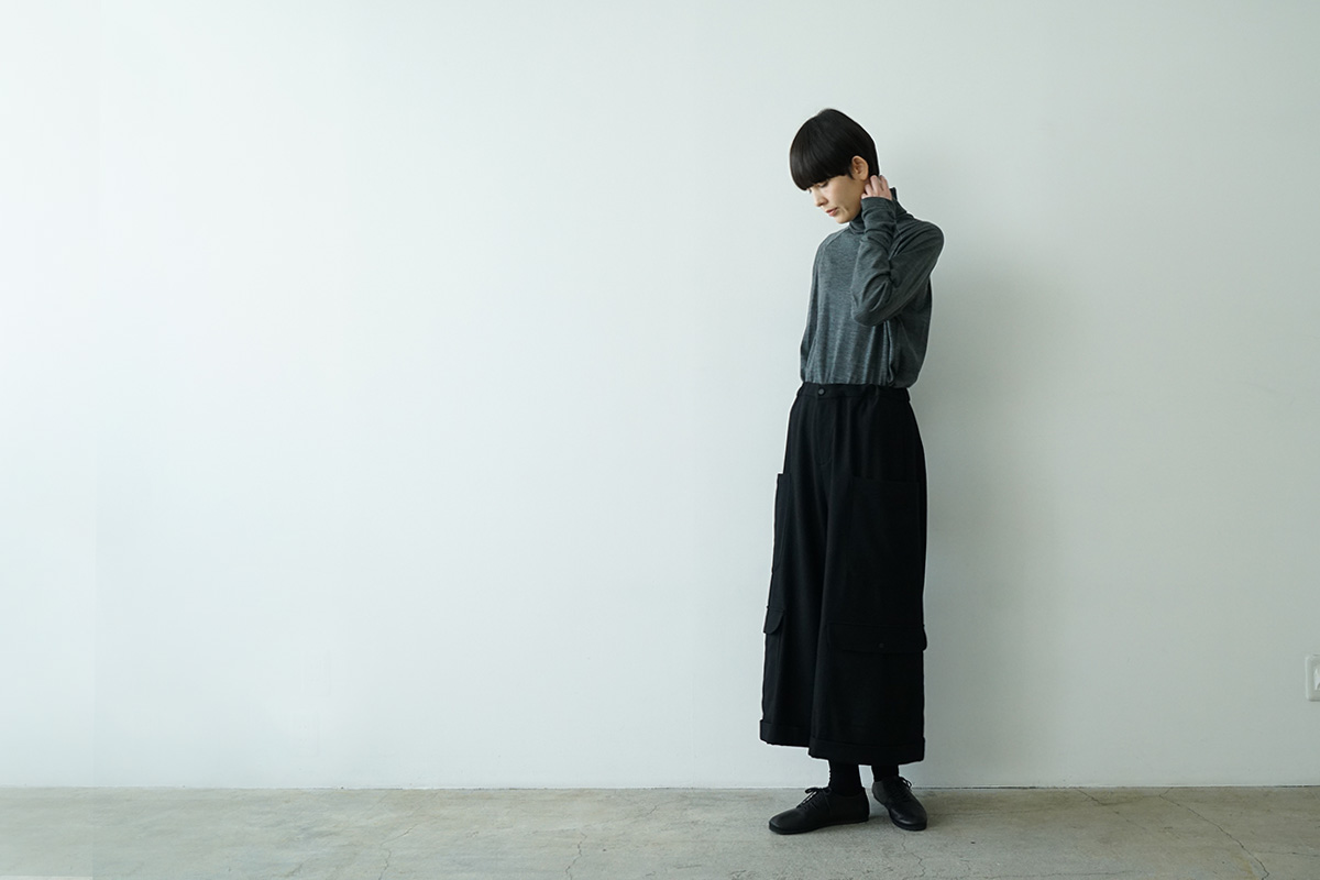 Mochi モチ denim tapered easy pants デニムテーパードパンツ 