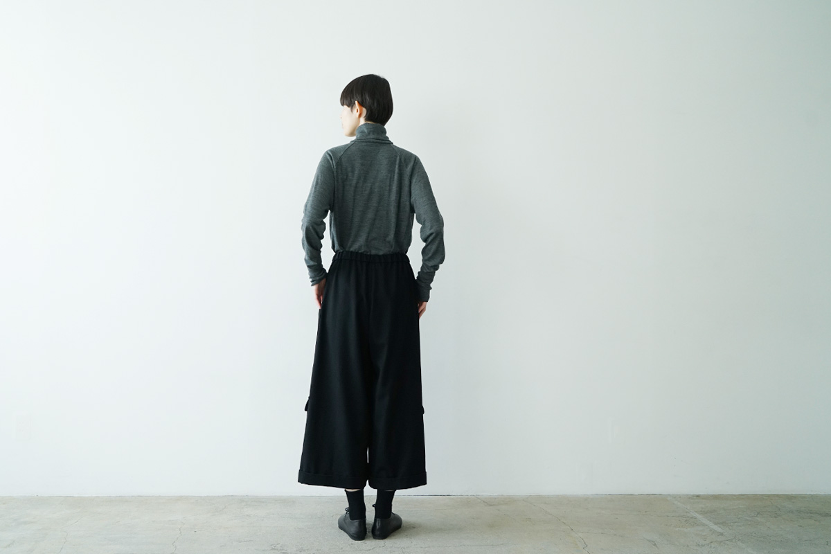 Mochi モチ denim tapered easy pants デニムテーパードパンツ 