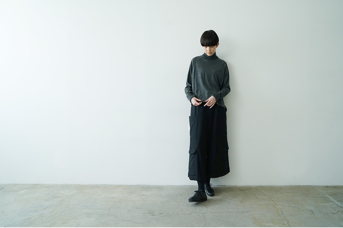 Mochi モチ denim tapered easy pants デニムテーパードパンツ 