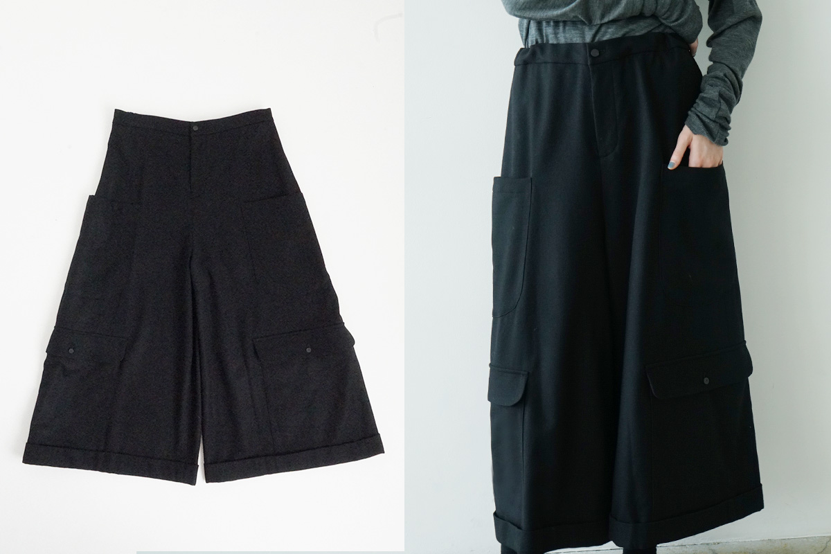 Mochi モチ denim tapered easy pants デニムテーパードパンツ 