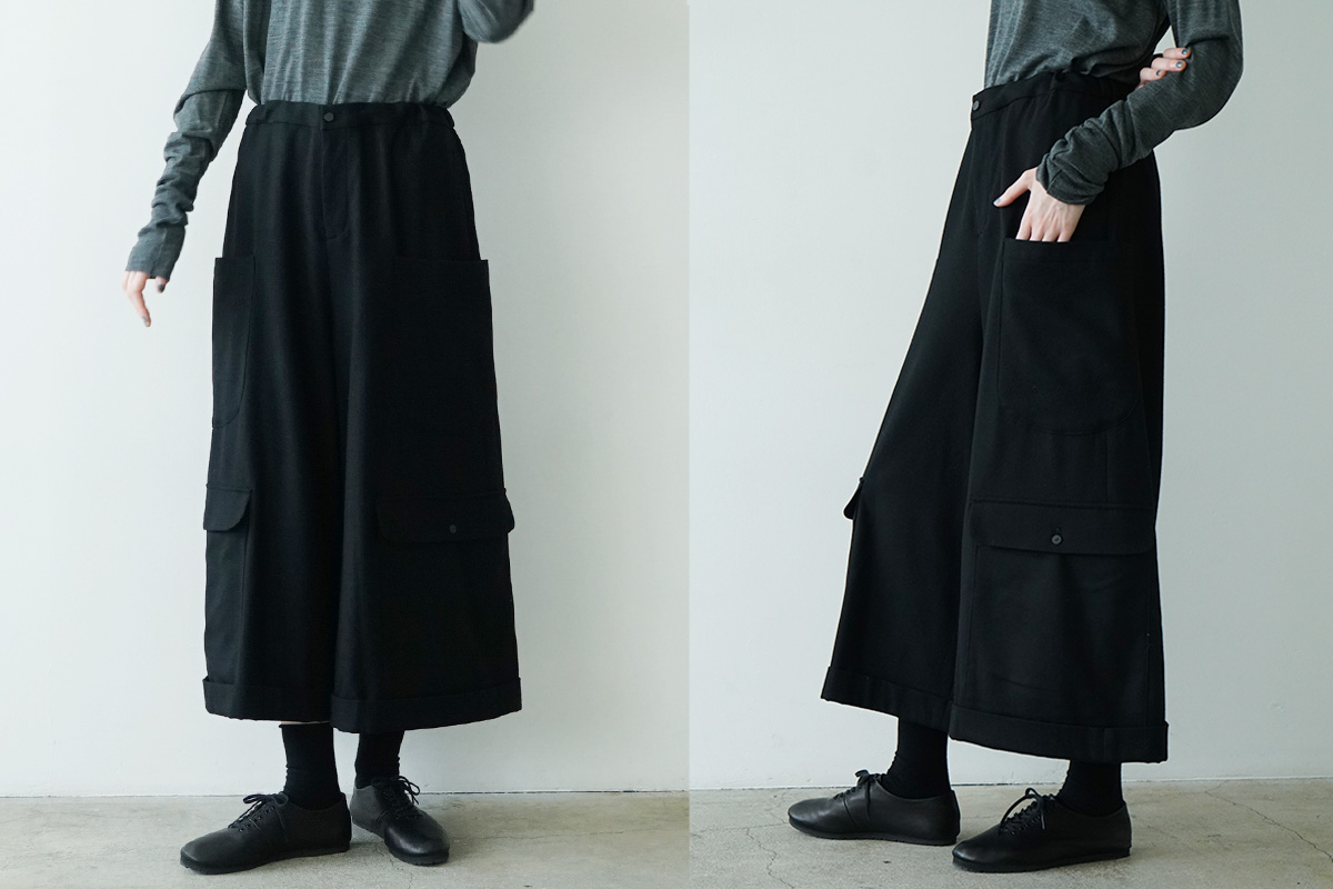 Mochi モチ denim tapered easy pants デニムテーパードパンツ 