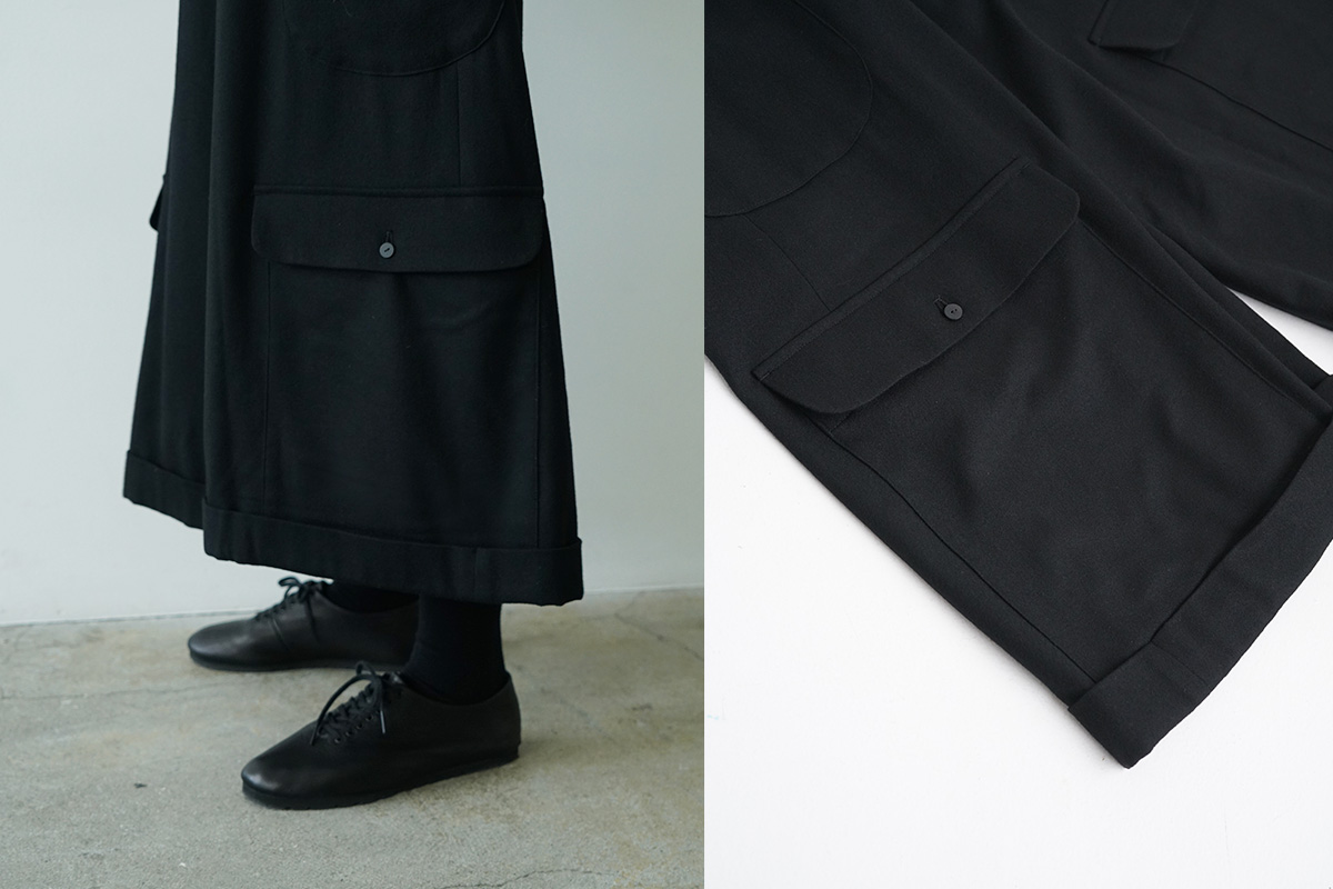 Mochi モチ denim tapered easy pants デニムテーパードパンツ 