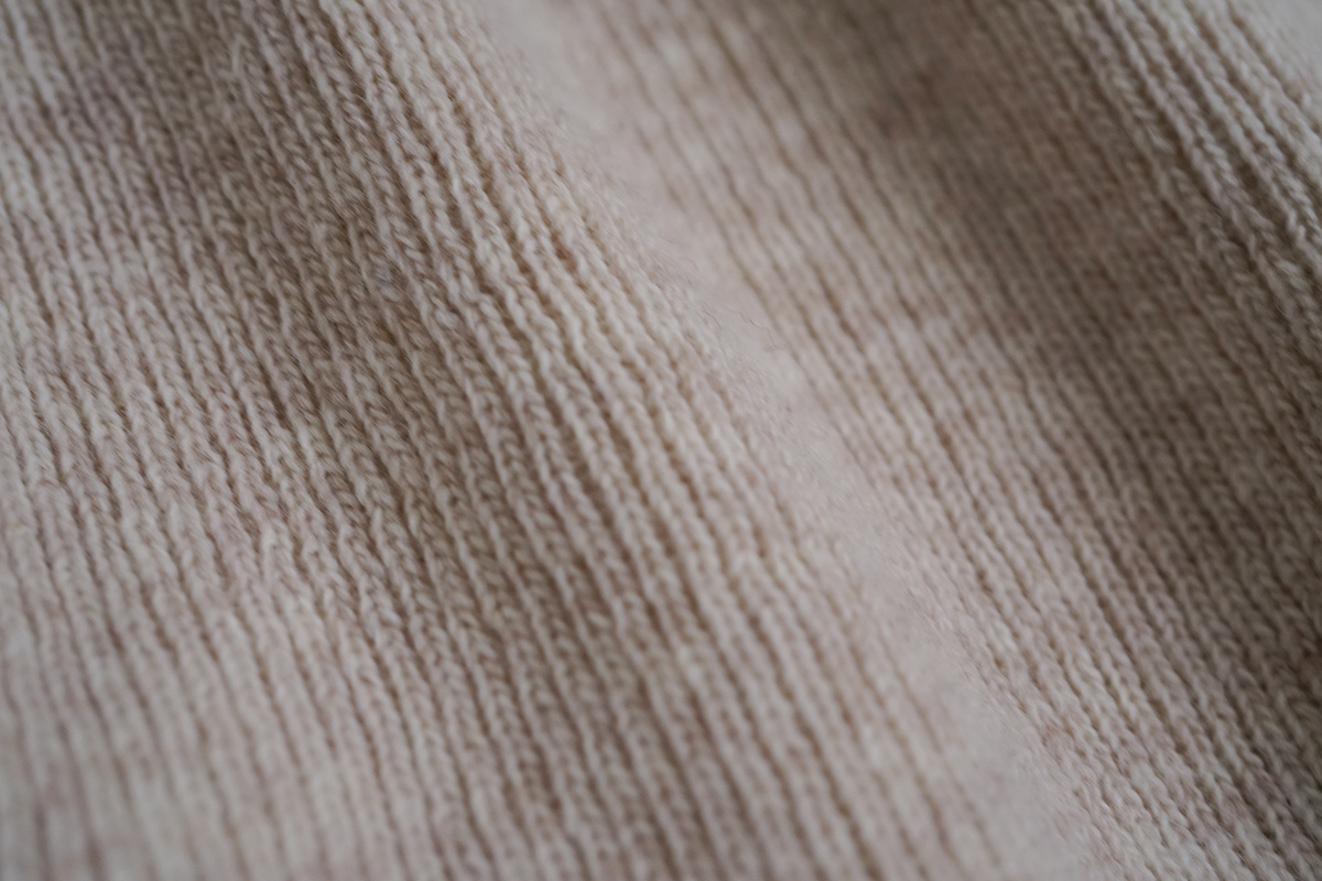 Mochi モチ side button knit cardigan [mocha/ma25-kn-03]