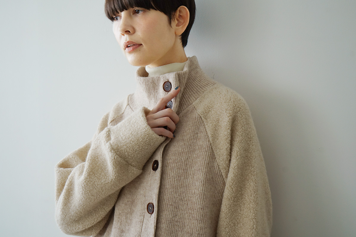 Mochi モチ pullover blouse [sand] フレンチリネンブラウス 